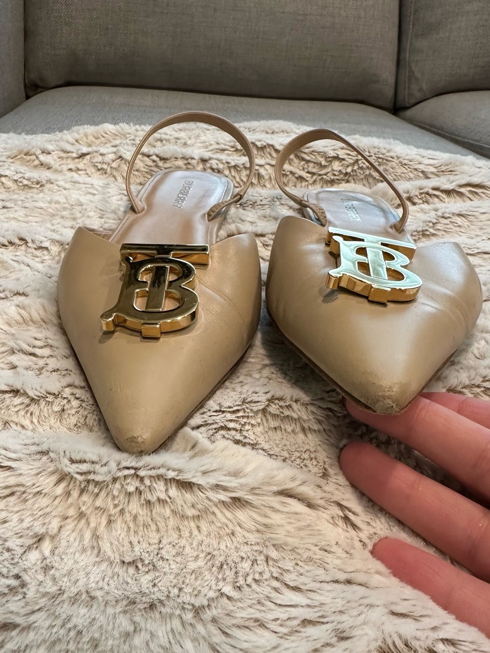 Burberry Sling Back flats - Picture 12 of 13